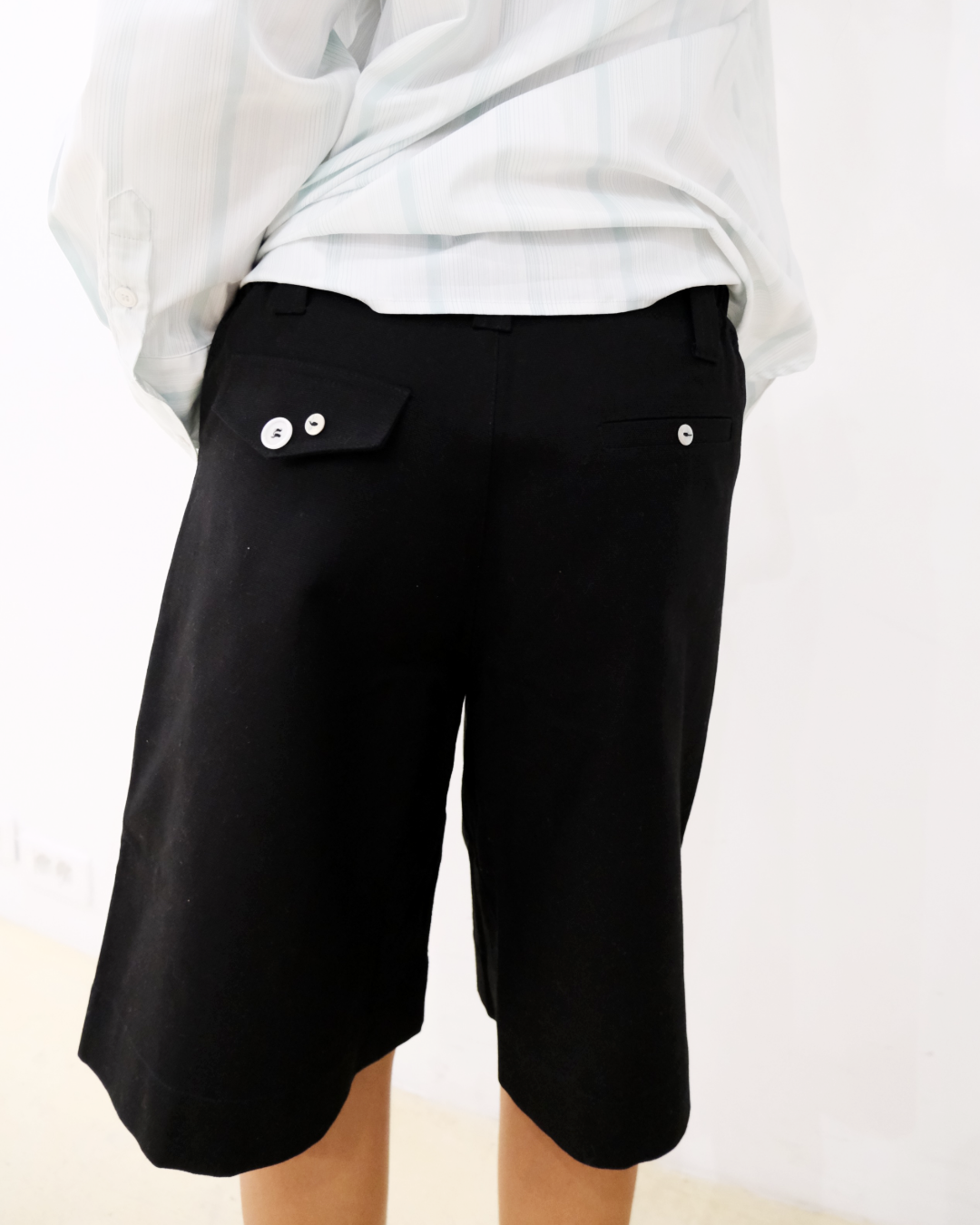 Black bermuda