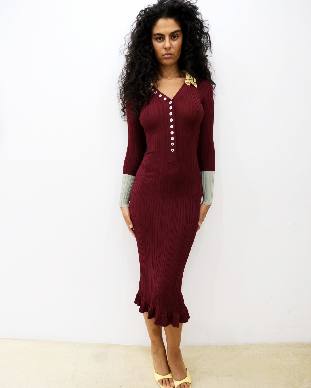 POLO RIB DRESS