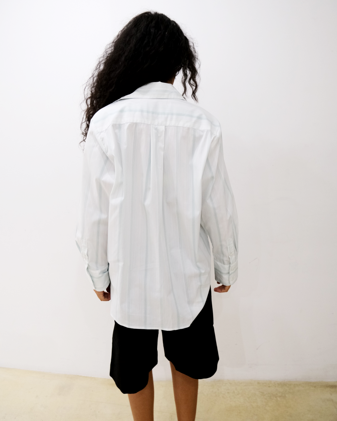 Pastel mint cotton shirt
