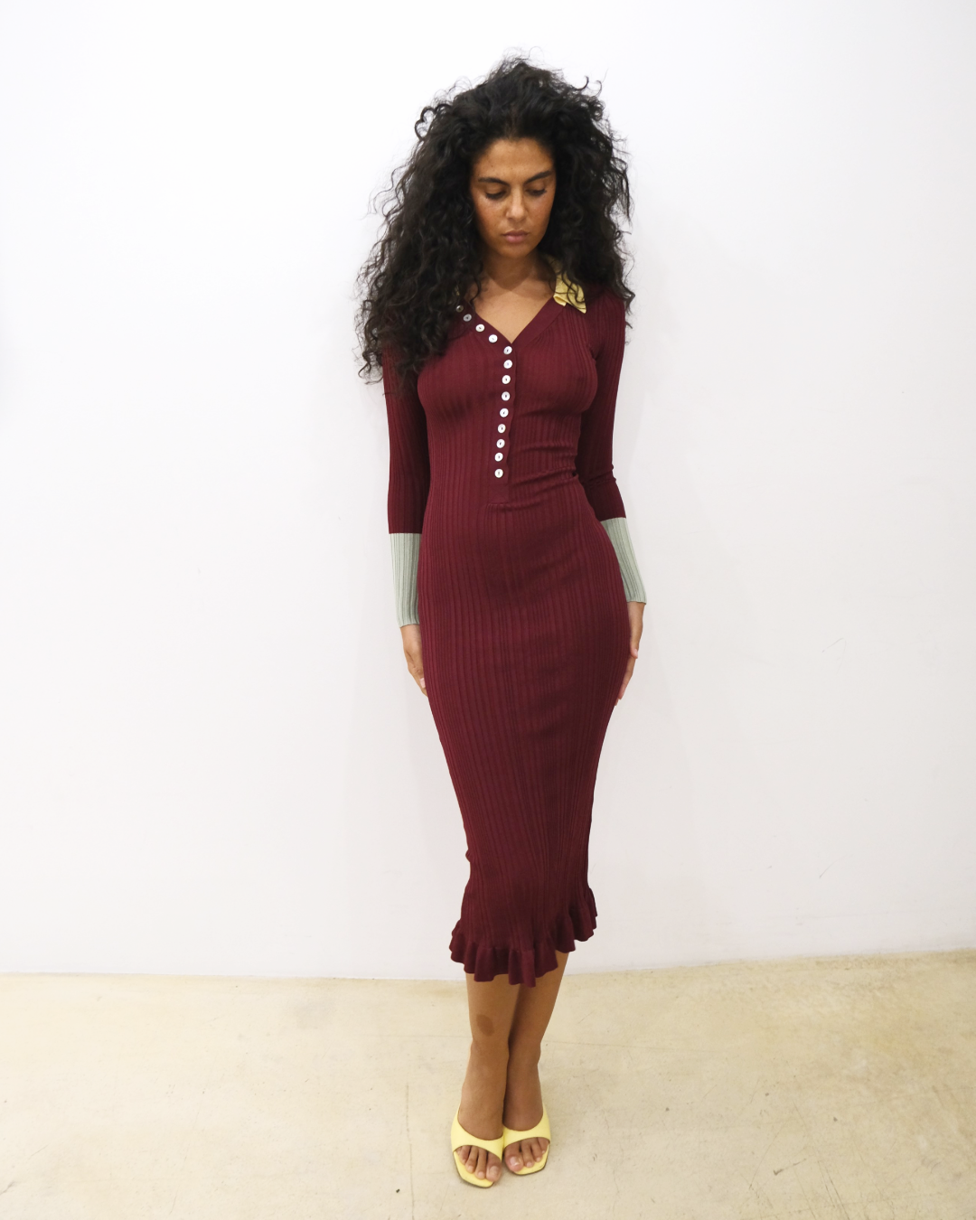 POLO RIB DRESS