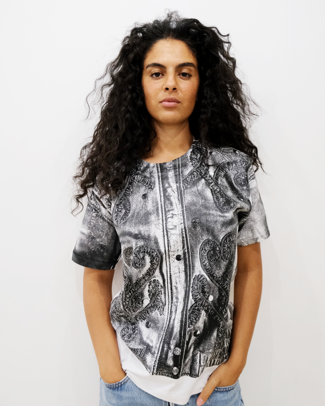 TROMPE L’OEIL PRINTED TEE