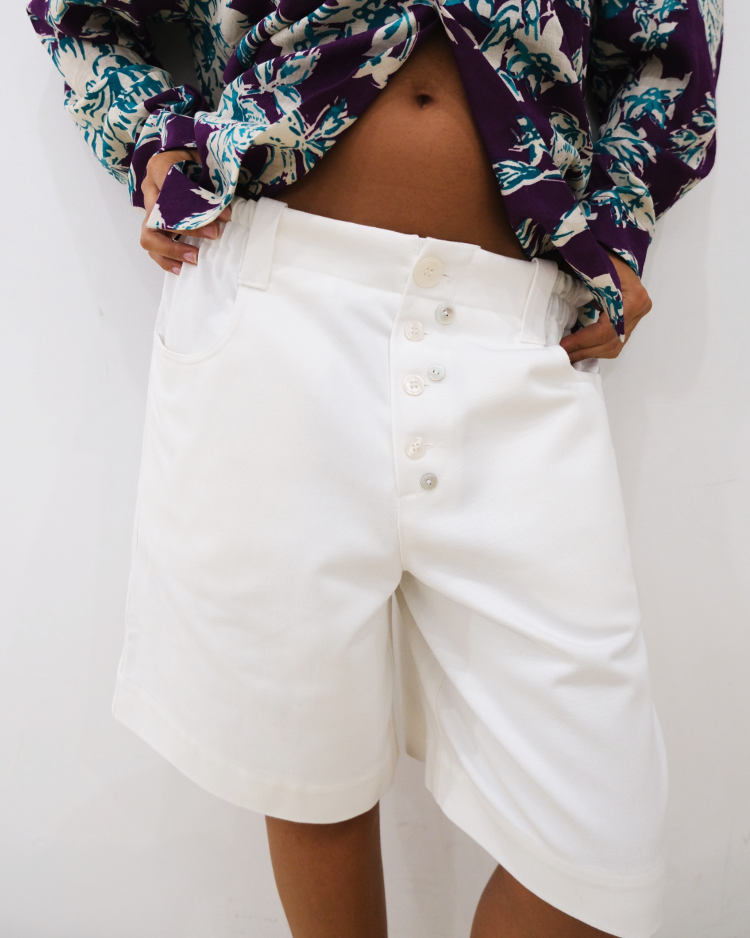 White bermuda