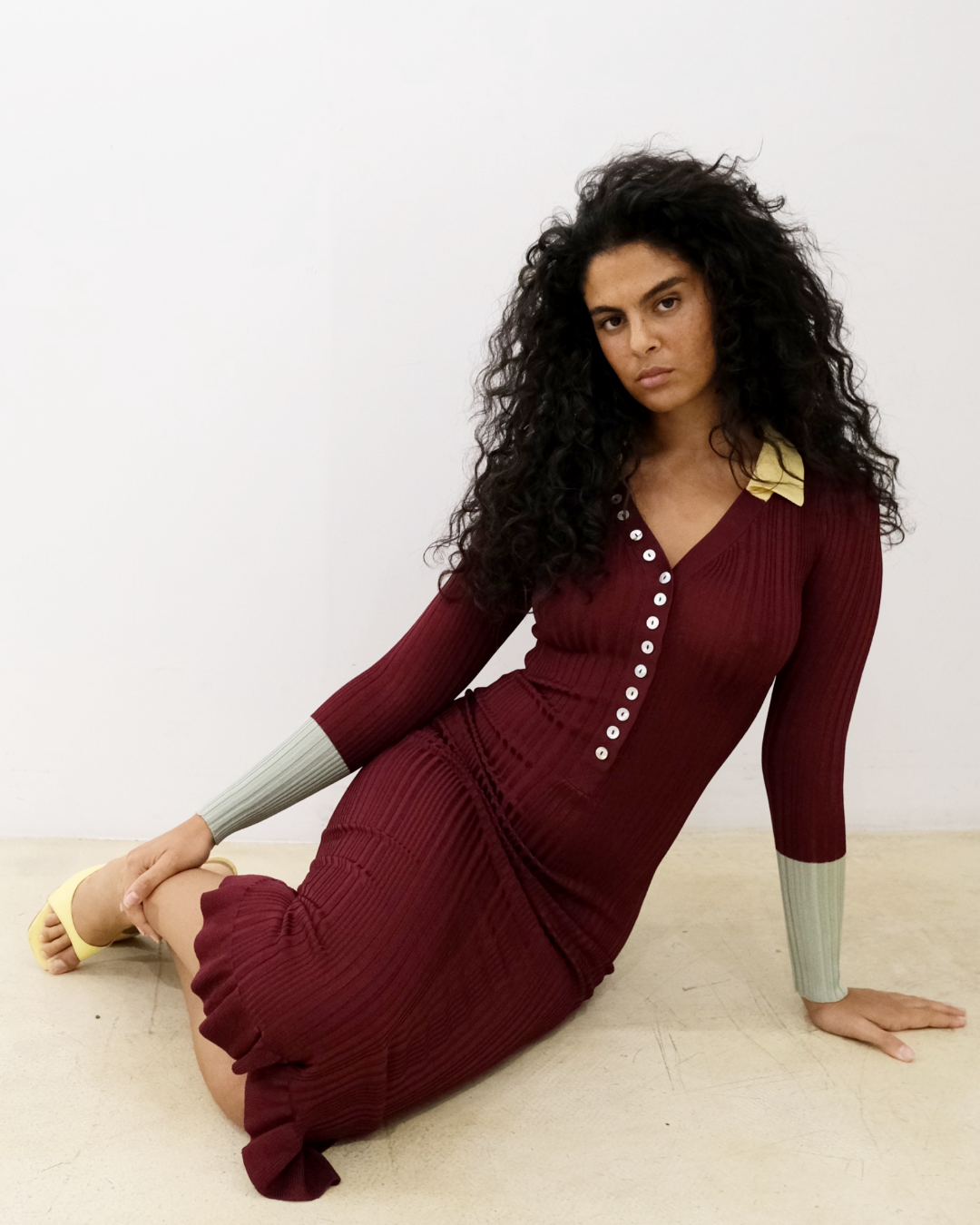 POLO RIB DRESS